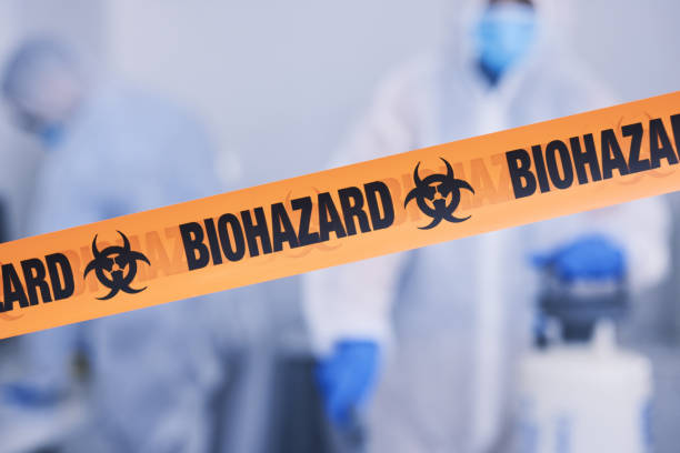 Professional Biohazard Cleanup technician working in Somerville, TN